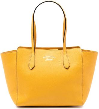 Gucci Pre-owned Gucci Medium Dollar Calfskin Swing Tote Ladies 354408 204991