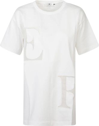 Elisabetta Franchi T-shirts en Polos - Dames - T-shirts - Wit - XS - Tops
