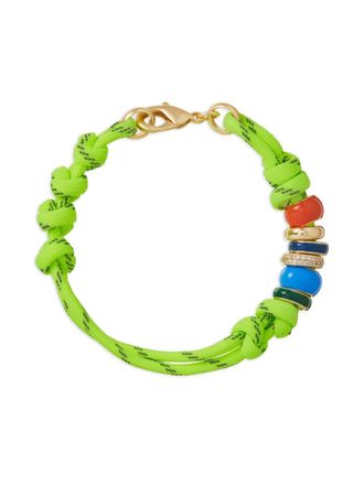 Roxanne Assoulin The Happy Cord knot bracelet - Green