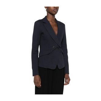 Emporio Armani Dames, Jassen, Blauw, Maat: XL