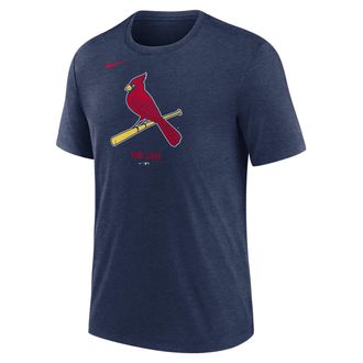 Nike St. Louis Cardinals Logo Nike Mens MLB T-Shirt in Blue | NJFD44BSCN-J77