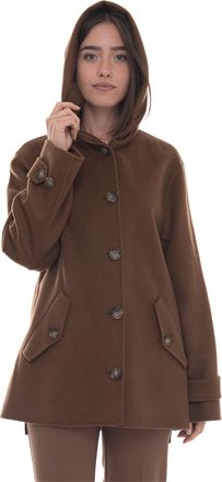 Pennyblack Giaccone con cappuccio Newport Cuoio Pennyblack Donna