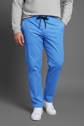 Man's World Schlupfhose MANS WORLD, Herren, Gr. 26, N + U Gr, blau, Web, Obermaterial: 98% Baumwolle, 2% Elasthan, unifarben, regular fit lang, Hosen Schlupfhose,