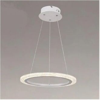 Trade Shop Trade Shop Traesio - Trade Shop - Apoyo Led 24 w Effect Anello Effetto Cristallo Bianco 31890