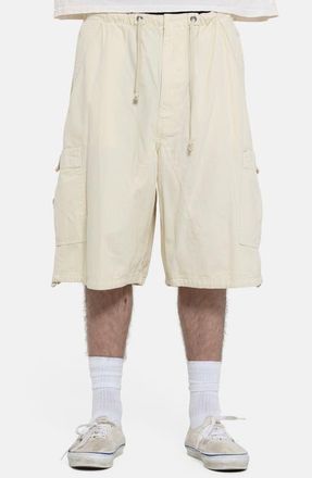Jaded London Oversize Cargo Shorts in Ecru at Nordstrom, Size X-Large