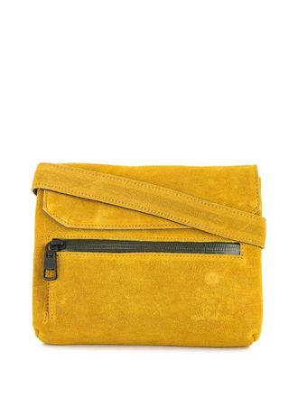 As2ov flap shoulder bag - men - Suede - OS - Yellow