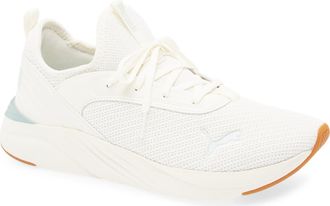 Puma Softride Ruby Luxe Sneaker in Warm White-Peaceful Blue-Gum at Nordstrom Rack, Size 7.5