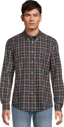 Barbour Wetheram Tailored Tartan Shirt Mens Clothing Midnight Oak Tartan : 2XL, Cotton