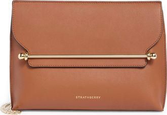 Strathberry Stylist Clutch Bag in Chestnut at Nordstrom