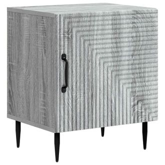 vidaXL Armario De Noche Gris Sonoma 43 X 34,5 X 50 Cm Vidaxl