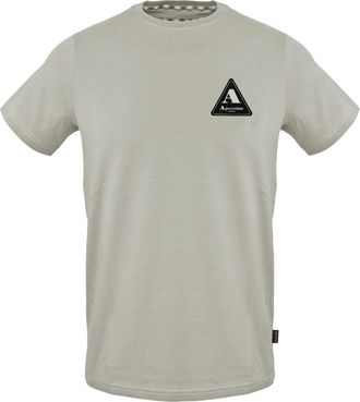 Aquascutum Heren Driehoek Logo T-Shirt (Grijs)