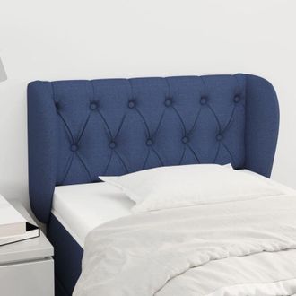 vidaXL Cabecero De Tela Azul 83x23x78/88 Cm Vidaxl