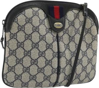 Gucci Pre-owned Cross Body Bags, female, Blue, Size: ONE SIZE Pre-owned Vintage Shoulder Bag