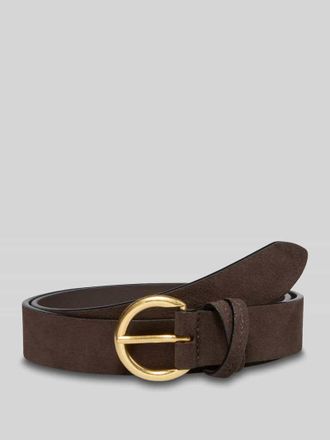 Marc O'Polo G&uuml;rtel aus echtem Leder mit Dornschlie&szlig;e in Dunkelbraun, Gr&ouml;&szlig;e 100