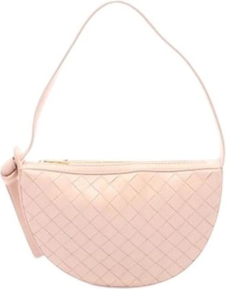 Bottega Veneta Pre-owned Vintage Schoudertas - Dames - Vintage Schoudertas - Roze - ONE Size - Leer - Vintage