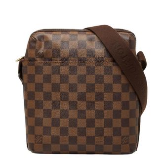 Louis Vuitton Brown Pvc Leather Shoulder Bag (Pre-Owned)