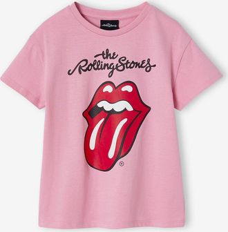 THE ROLLING STONES M&auml;dchen T-Shirt THE ROLLING STONES mit Logo-Print pfingstrose