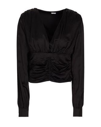 8 by YOOX VISCOSE RUCHED WAIST BLOUSE