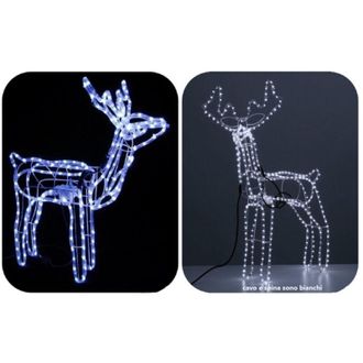 Trade Shop Trade Shop Traesio - Renna Con Movimento Luce Luci Led Ip44 Natale Natalizie Decorazioni Addobbi