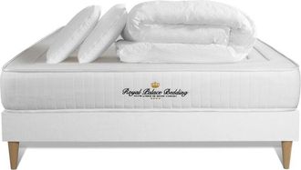 Royal Palace Bedding Pack Colch&oacute;n Blanco Espuma Viscoel&aacute;stica 140 X 200