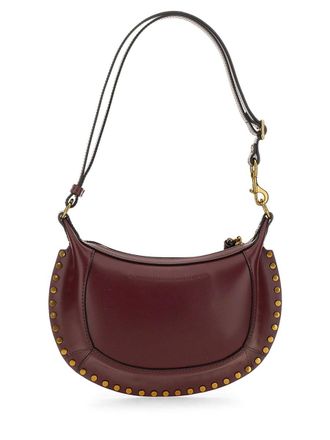 Isabel Marant Oskan Moon Shoulder Bag - Burgundy