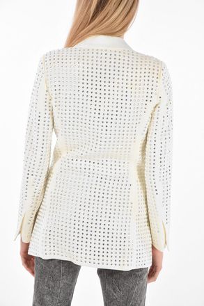 Philipp Plein COUTURE Blazer CRYSTAL con Strass All-over Philipp Plein