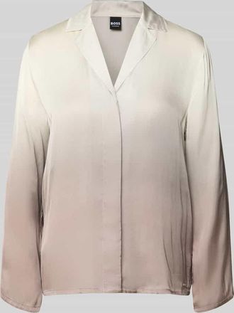 HUGO BOSS Regular Fit Pyjama-Oberteil aus reiner Viskose Modell OMBRE SHIRT in Beige, Gr&ouml;&szlig;e XXL