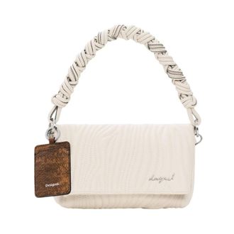 Desigual Handbag with Shoulder Strap and Inside Pocket - female - Desigual - Handbags - Beige - ONE SIZE - Bags