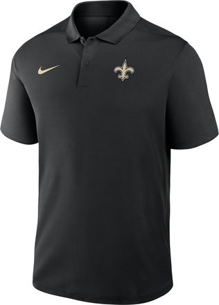 Nike New Orleans Saints Logo Victory Nike Mens Dri-FIT NFL Polo in Black | 035800A7W-R0T