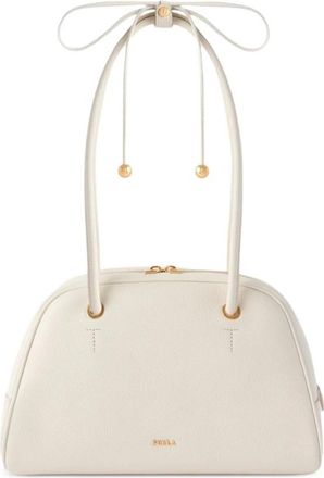 Furla Poppy Handtas - Dames - Handtassen - Wit - ONE Size - Leer - Tassen