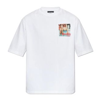 Dsquared2 Uomo, Top, Bianco, 3Xl, new