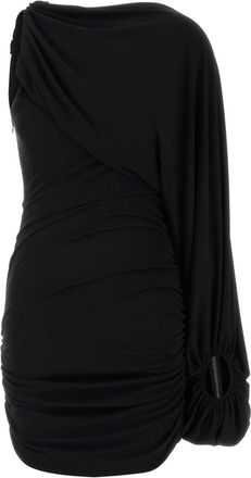 Andamane Black Jersey Selene Mini Dress