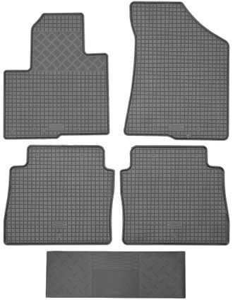 OEM Alfombrillas Rigum 901238 + Funda 900101 - Hyundai Santa Fe Ii Suv De 2010 A 2013 Av Pies Delanteros Y Traseros - Instalaci&oacute;n