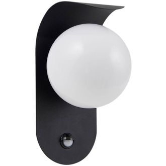 Lindby Lindby - L&aacute;mpara De Pared Exterior lacie En Negro Aluminio