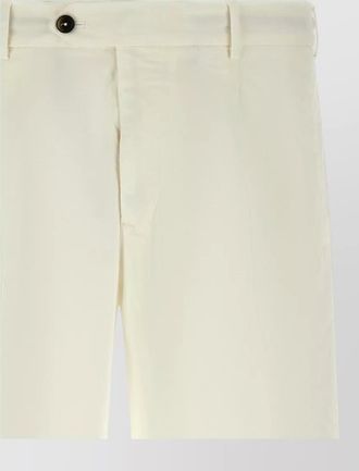 Pantaloni Torino cotton bermuda shorts pleated front waistband