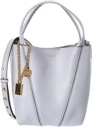 Chlo&eacute; Spin Leather Bucket Bag