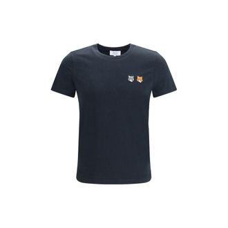Maison Kitsun&eacute; Gray Organic Cotton Mens T-Shirt