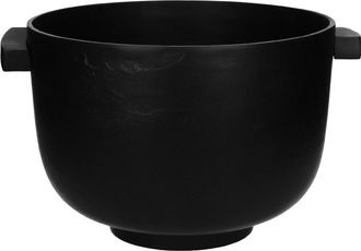 POMAX Cubo para hielos de aluminio negro H24