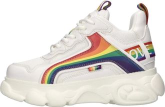 Buffalo Schoenen, Dames, Wit, 37 EU, Leer, CLD Chai