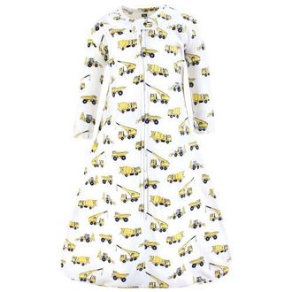 Hudson Baby Long-Sleeve Cotton Jersey Sleeping Bag in Construction at Nordstrom