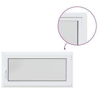 vidaXL Ventana De S&oacute;tano Risor 50 X 55 Cm Pvc Y Vidrio Vidaxl