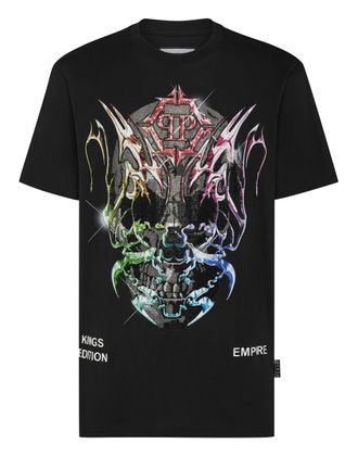 Philipp Plein T-Shirt Ronde Hals Chrome