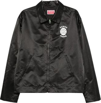 Kenzo Logo-print Satin Jacket