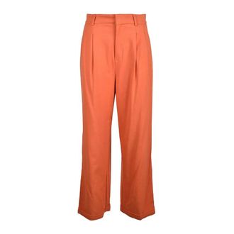 Weili Zheng Orange Trousers for Women
