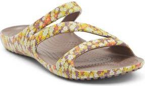 Crocs Kadee II Retro Floral Slide Sandal in Truffle at Nordstrom Rack, Size 10