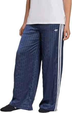 adidas Wide Leg Track Pants in Night Indigo at Nordstrom, Size Small