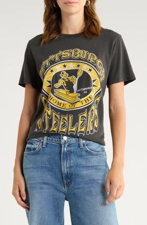 Junk Food Steelers Home Cotton Graphic T-Shirt in True Black at Nordstrom Rack, Size X-Small