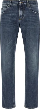 Dolce & Gabbana Navy Blue Regular Jeans