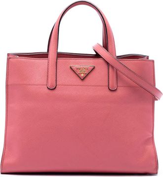 Prada Pre-owned Prada Saffiano Soft Triple Pocket Tote Ladies CIYQCLVCV60PKDY0