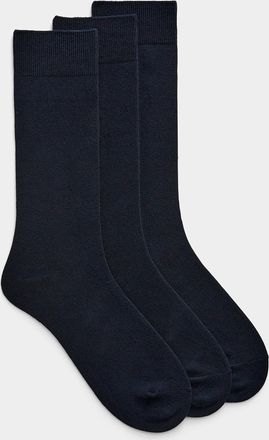 Le 31 Mens Solid stretch socks 3-pack